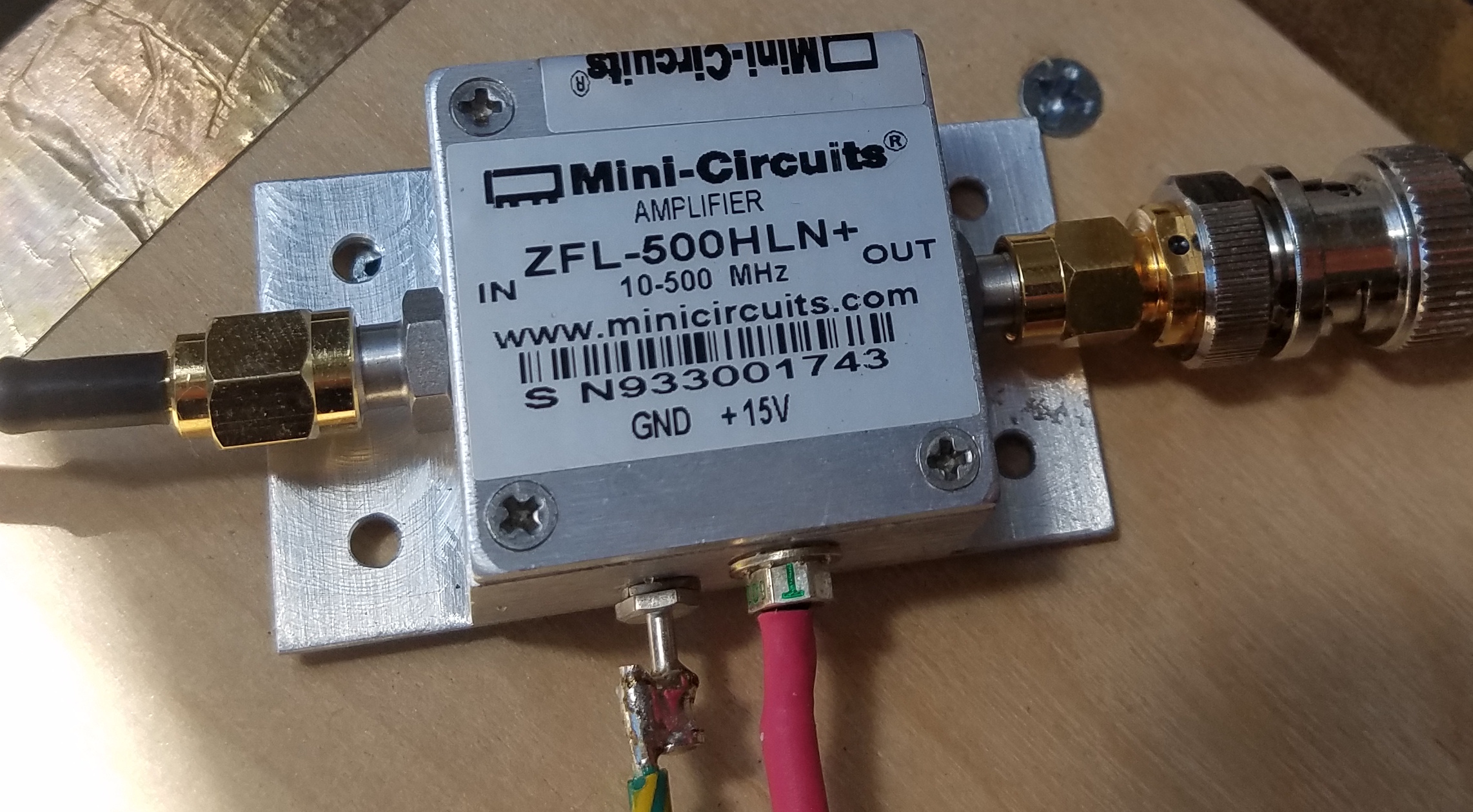 Minicircuits Amplifier